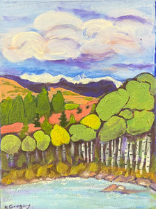 Two Yellow Trees