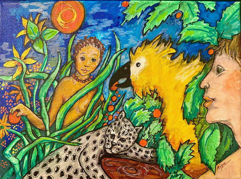 Leopard in the Jungle