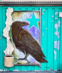 Black Crow Coffee Mural