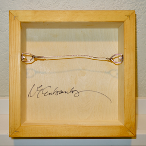 Image of back of art work to show the hanging wire.