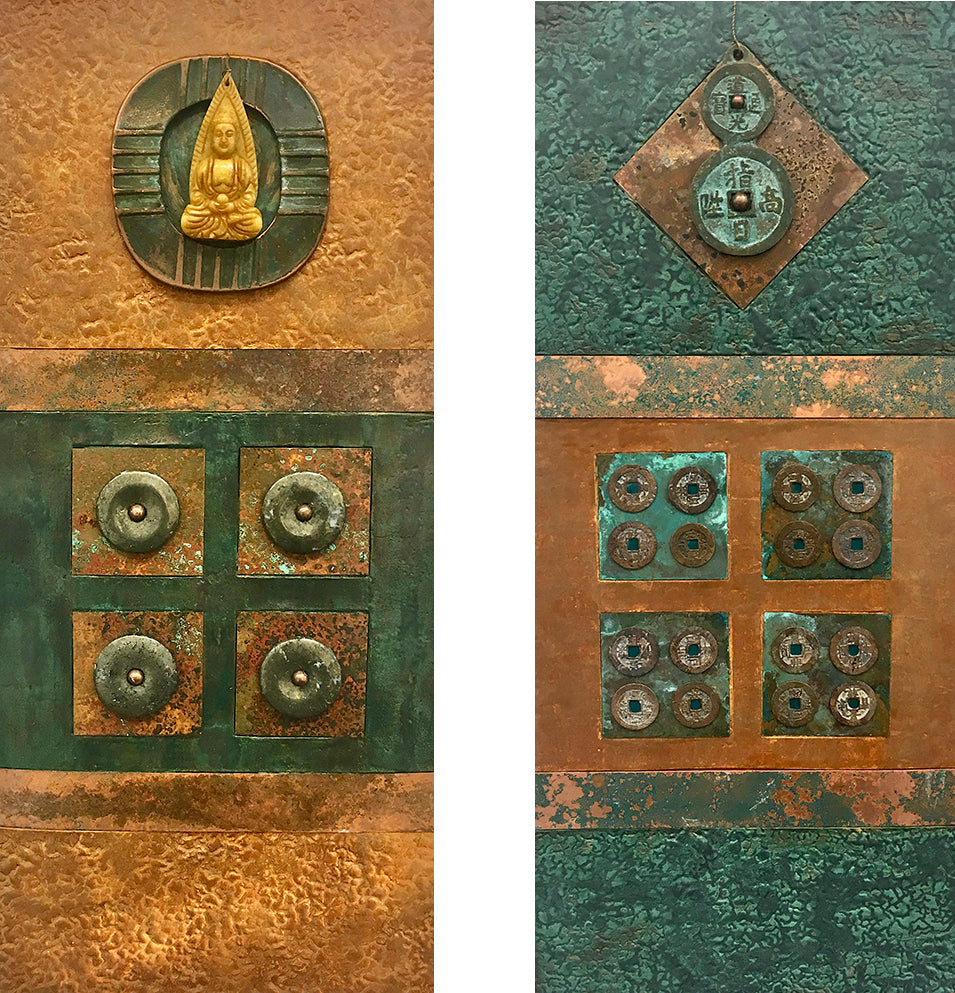 Asian Tablet Pair (Coin Table & Buddha Tablet) – Niza Knoll Gallery