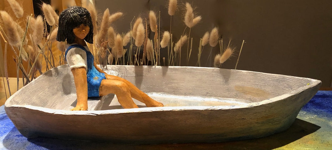 Kya and her Boat